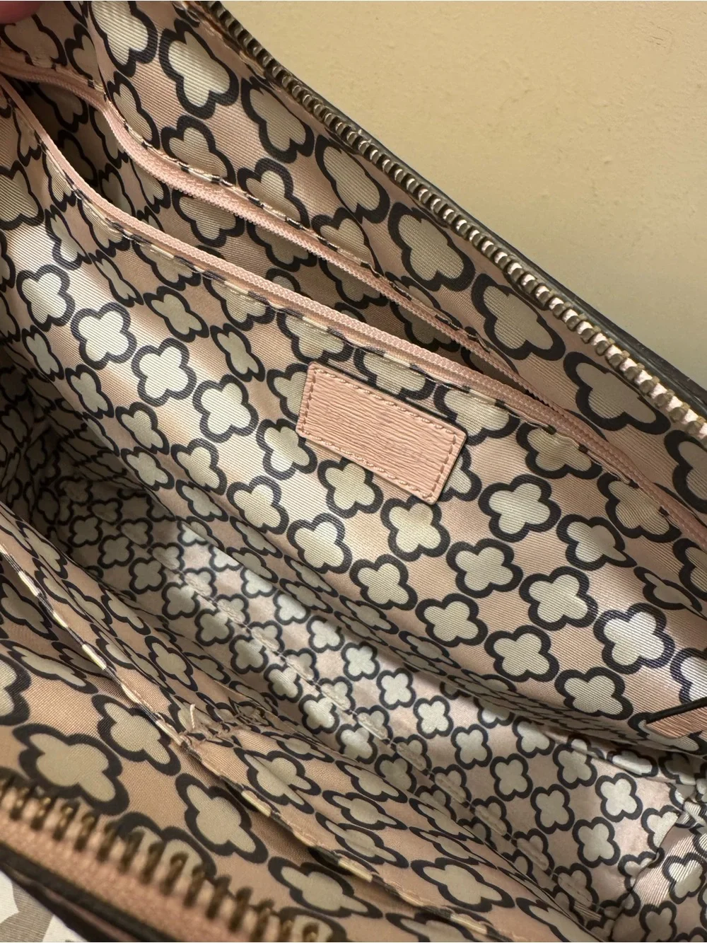 Kate Spade Beacon Court Jeanne Patent Satchel Bag - Blush Pink Bow (Like New)